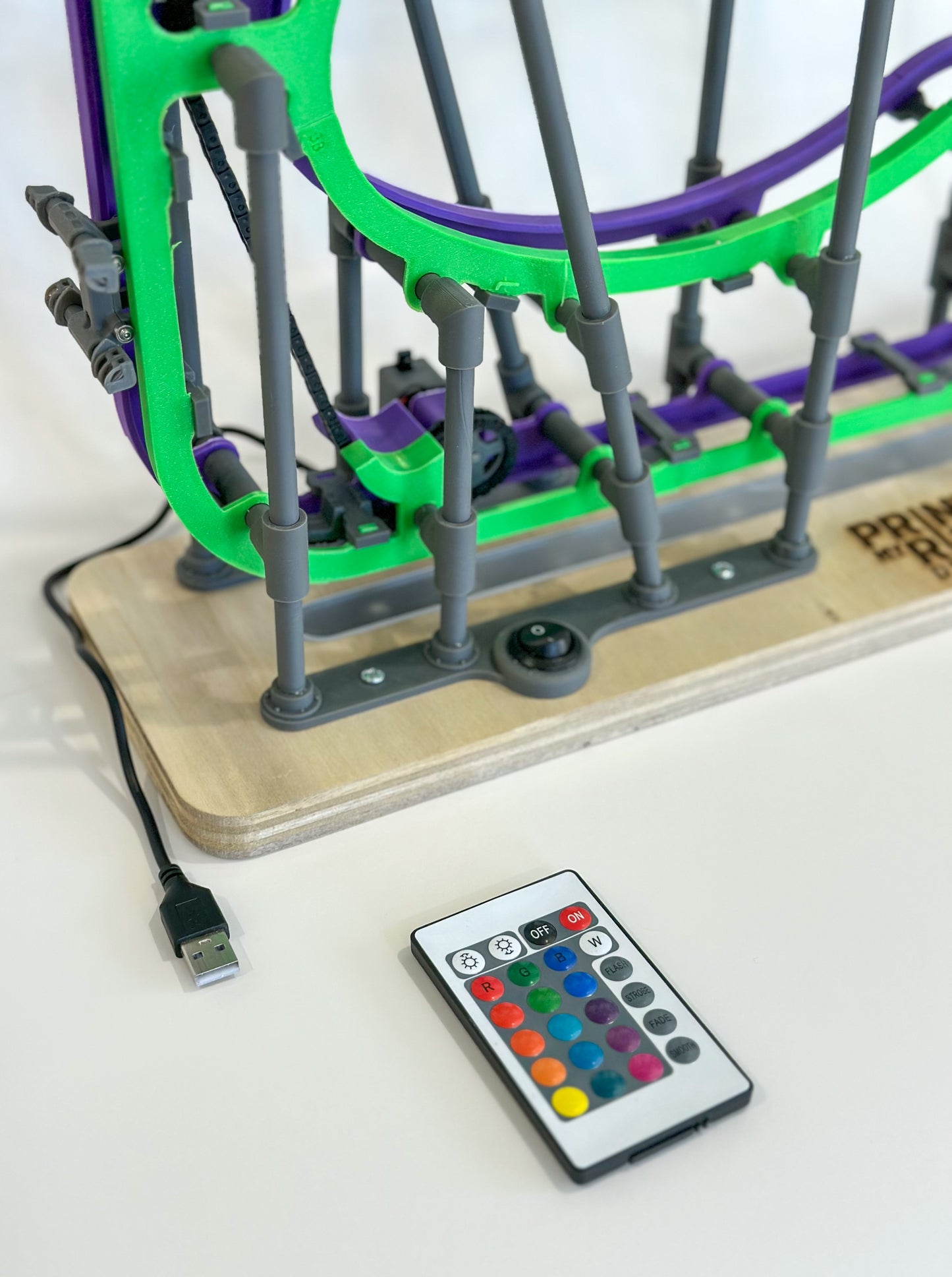 Working Model Roller Coaster - Free Spin