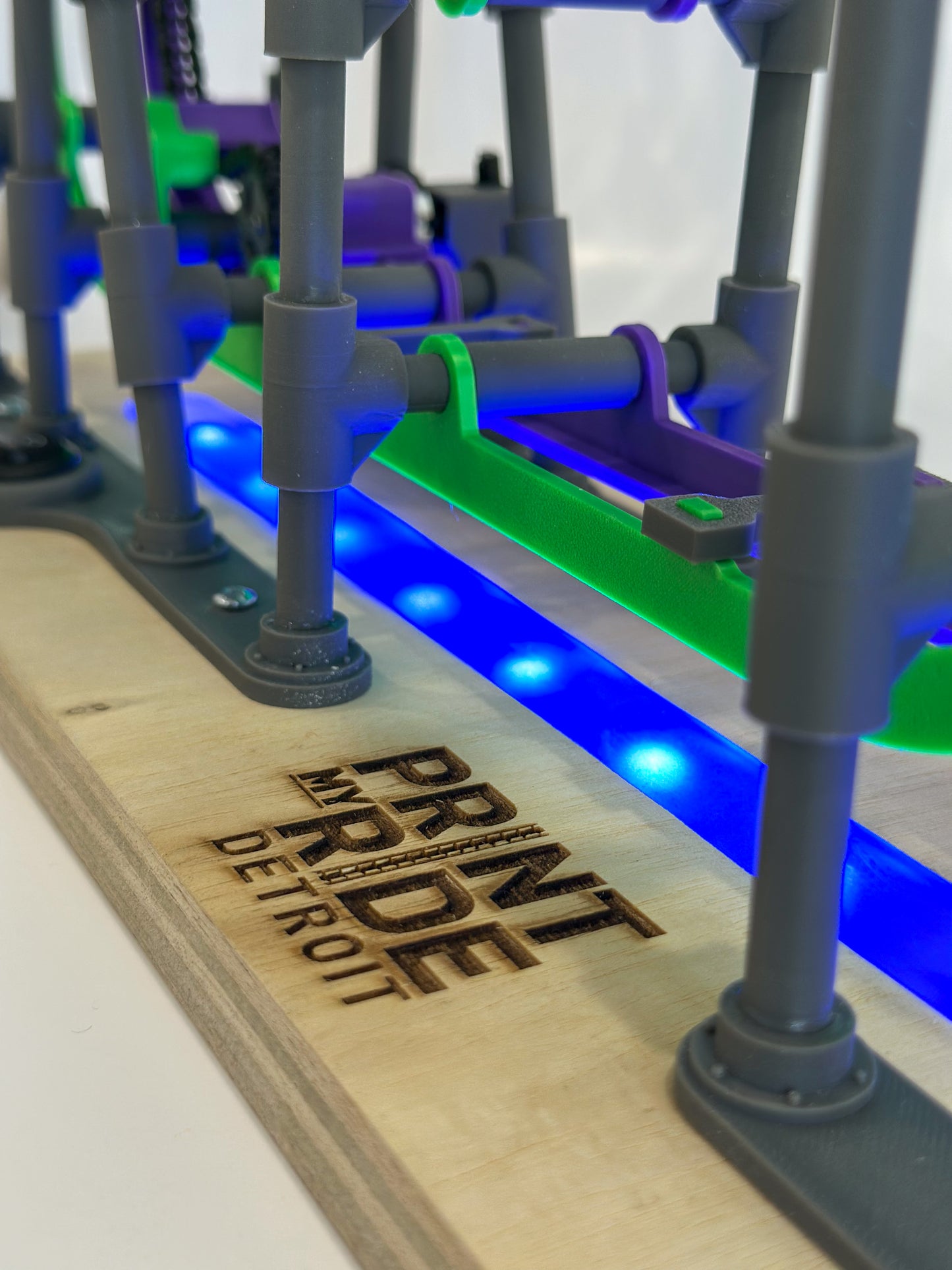 Working Model Roller Coaster - Free Spin