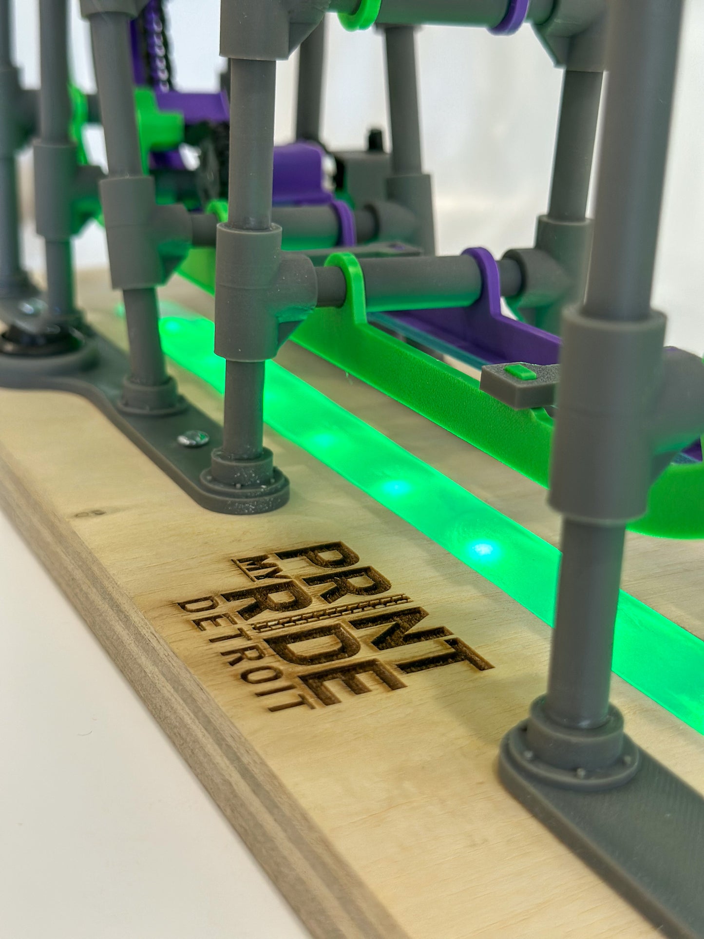 Working Model Roller Coaster - Free Spin