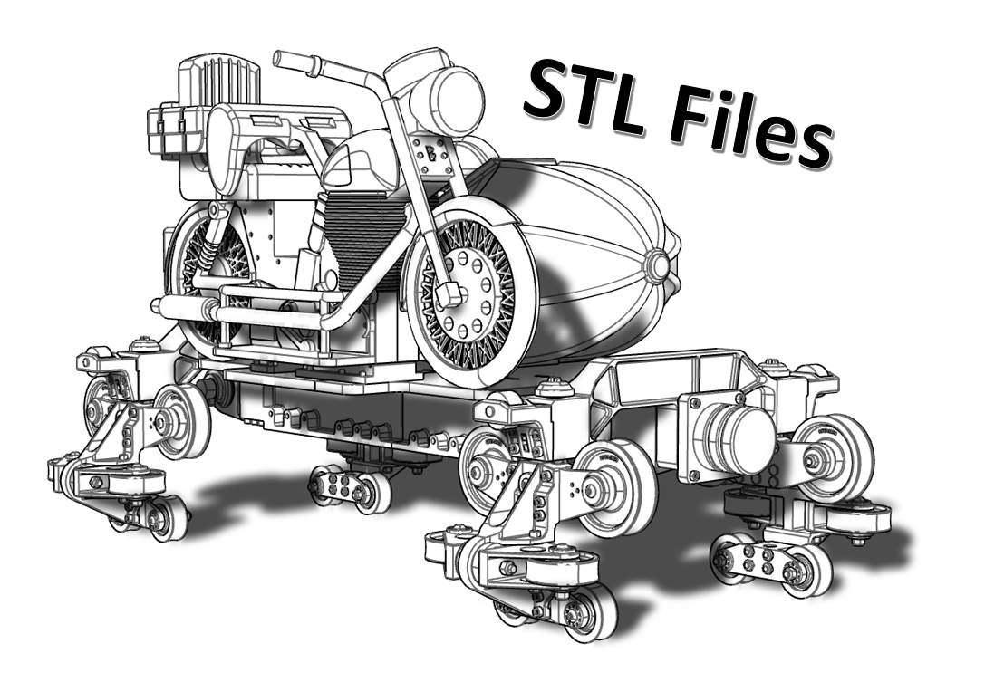 Digital Download - Motorbike Adventure 3D Printing STL Files