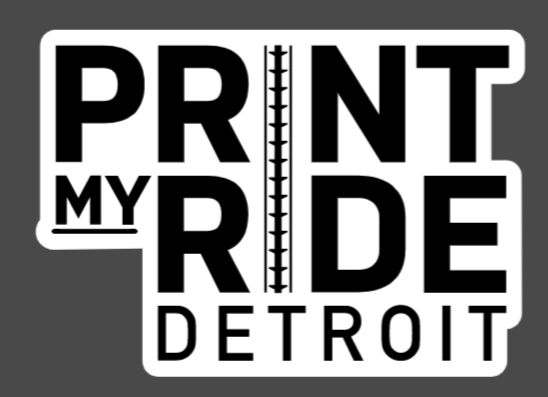 Print My Ride Detroit Sticker